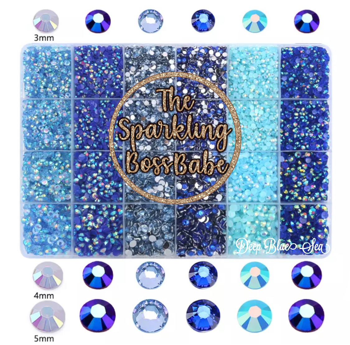 Ocean Waves Rhinestone Kit