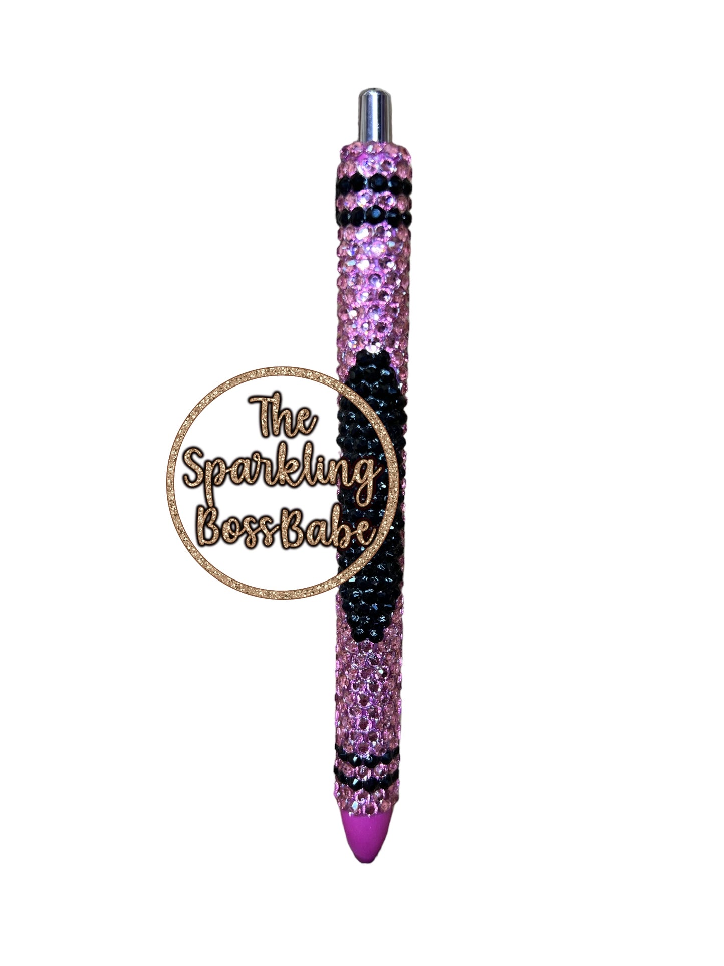 Pink Crayon- Bling Pen