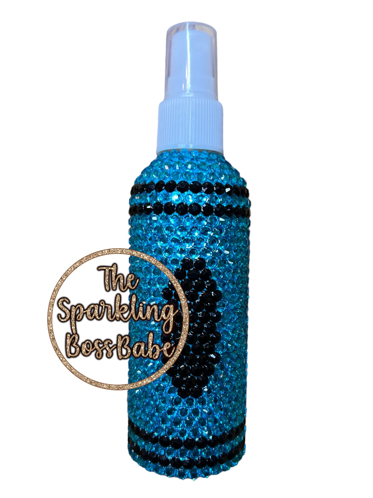 Teal Crayon- Bling Spray Bottle