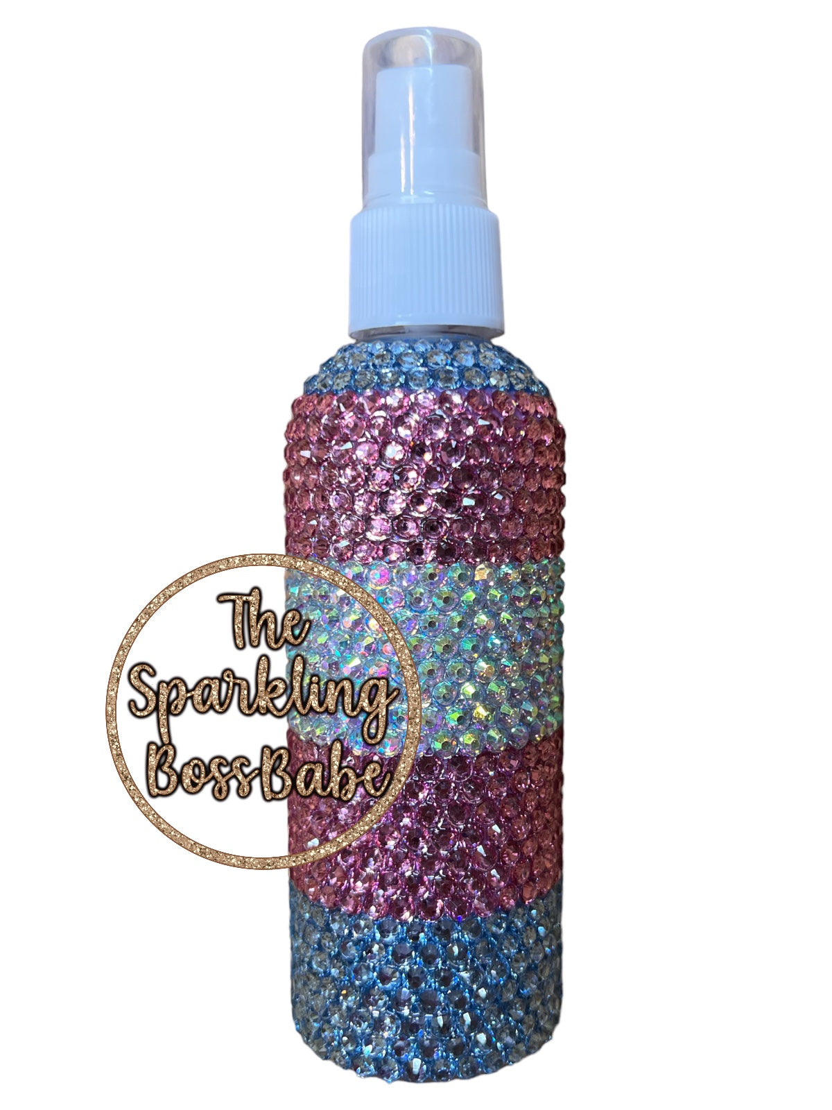 Pride Transgender Flag- Bling Spray Bottle