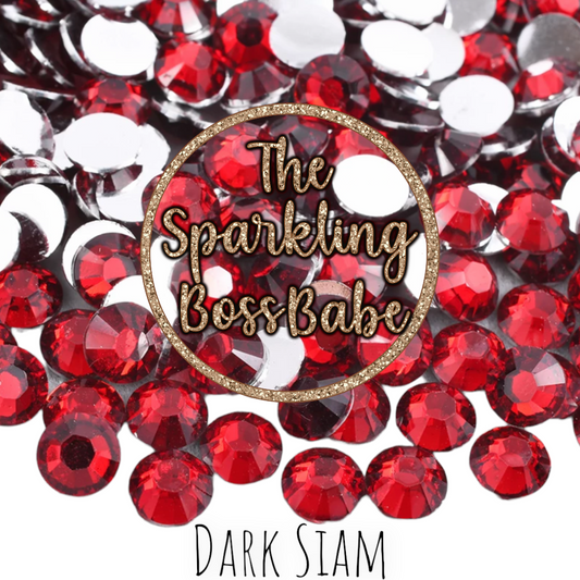 Dark Siam- Crystal Resin Rhinestone Jar