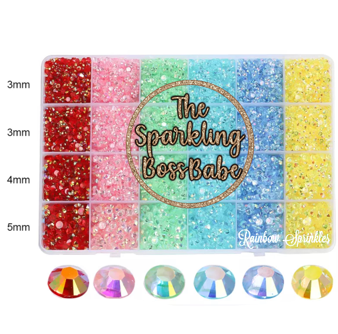 Rainbow Sprinkles Rhinestone Kit