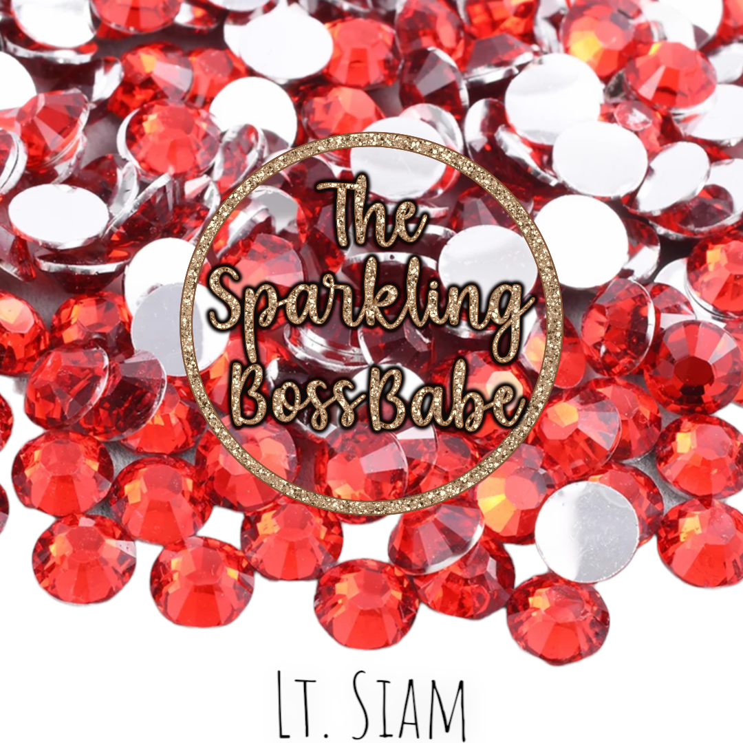 Lt. Siam- Crystal Resin Rhinestone Jar