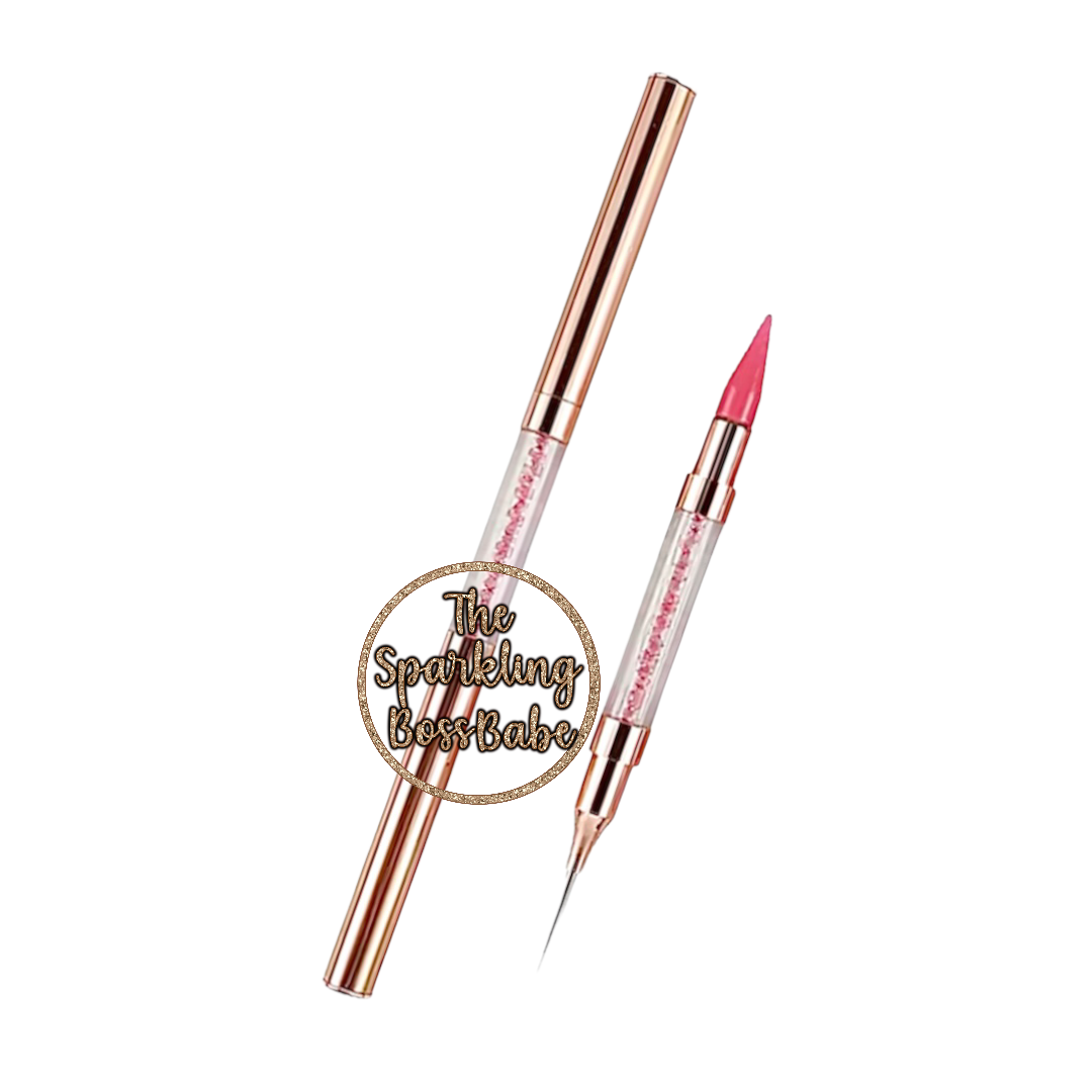 Color Tip Gold Crystal Rhinestone Picker