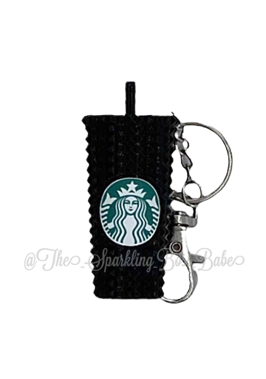 Metallic Studded Cup Keychain