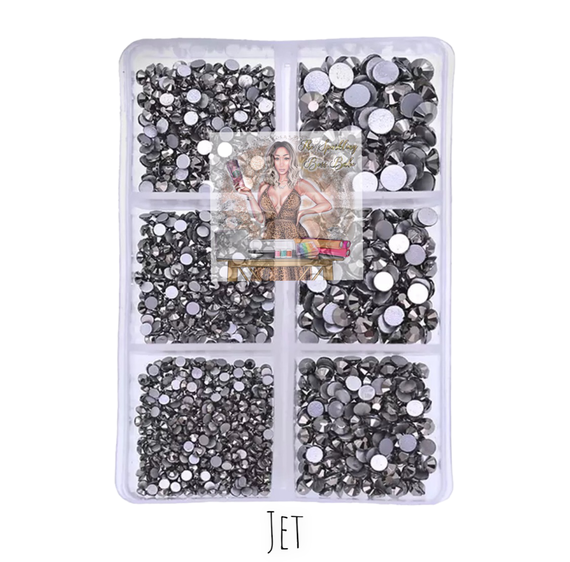 Jet- Mini Glass Rhinestone Kit