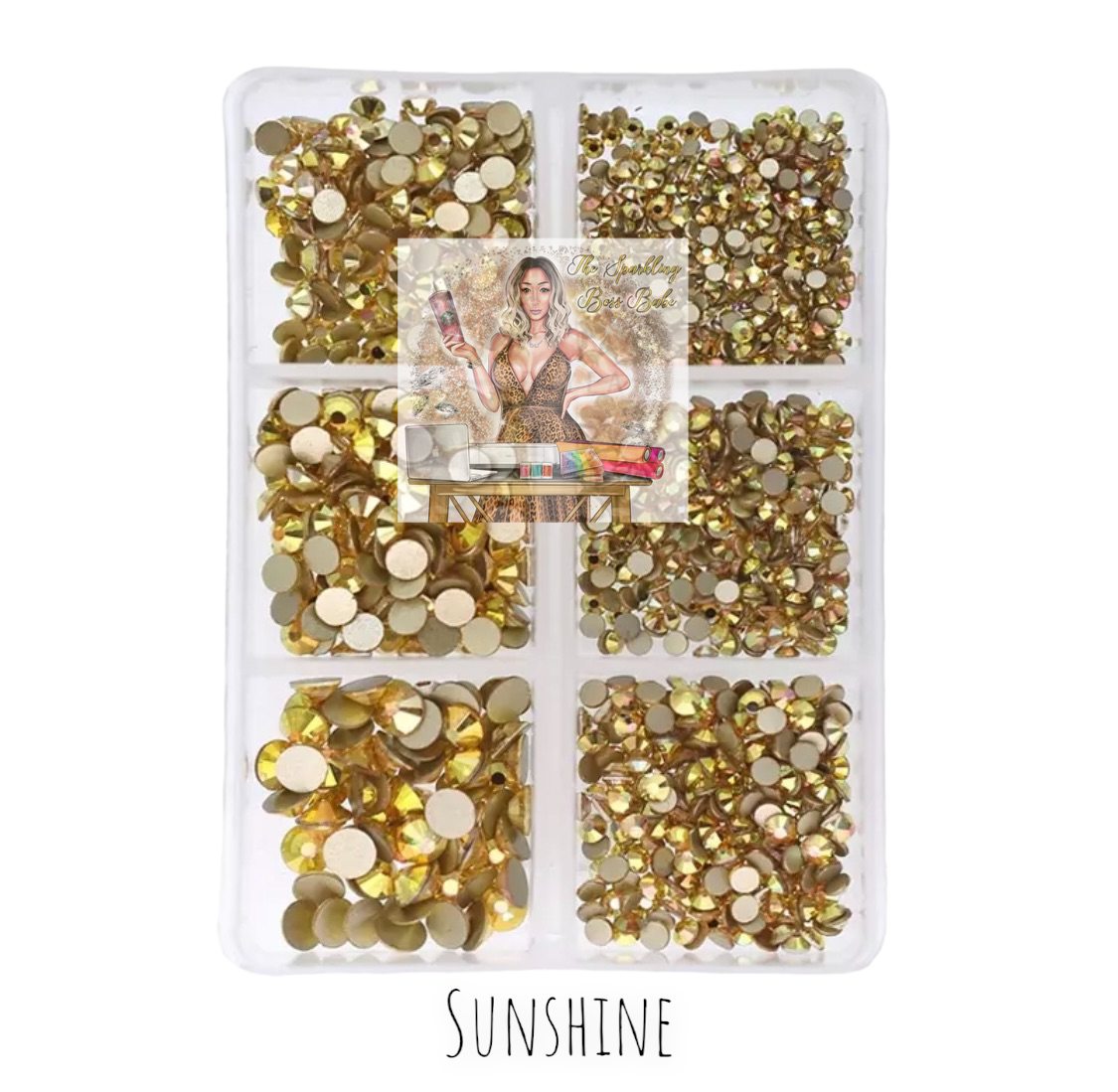 Sunshine- Mini Glass Rhinestone Kit