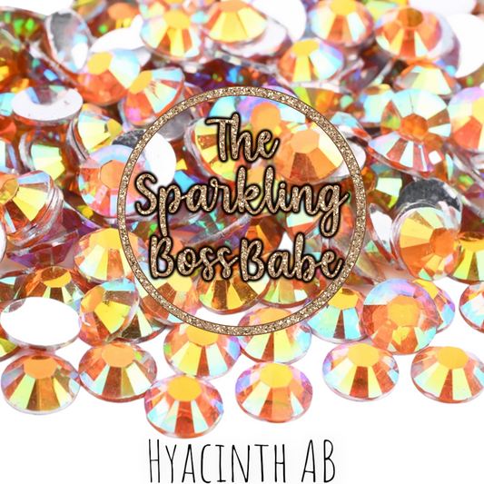 Hyacinth AB- Crystal Resin Rhinestone Jar