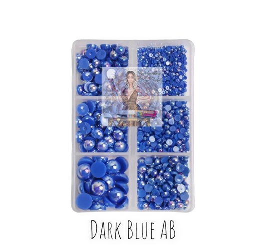 Dark Blue AB- Mini Pearl Kit