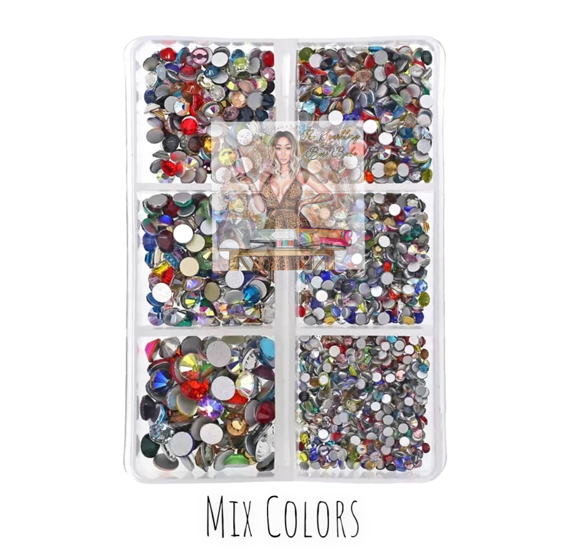 Mix Colors- Mini Glass Rhinestone Kit